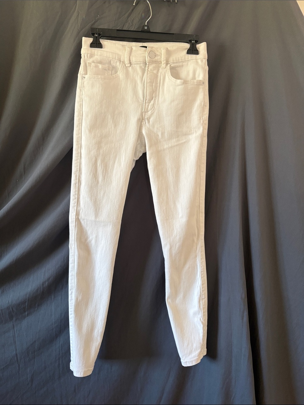 Express White High-Rise Jeans